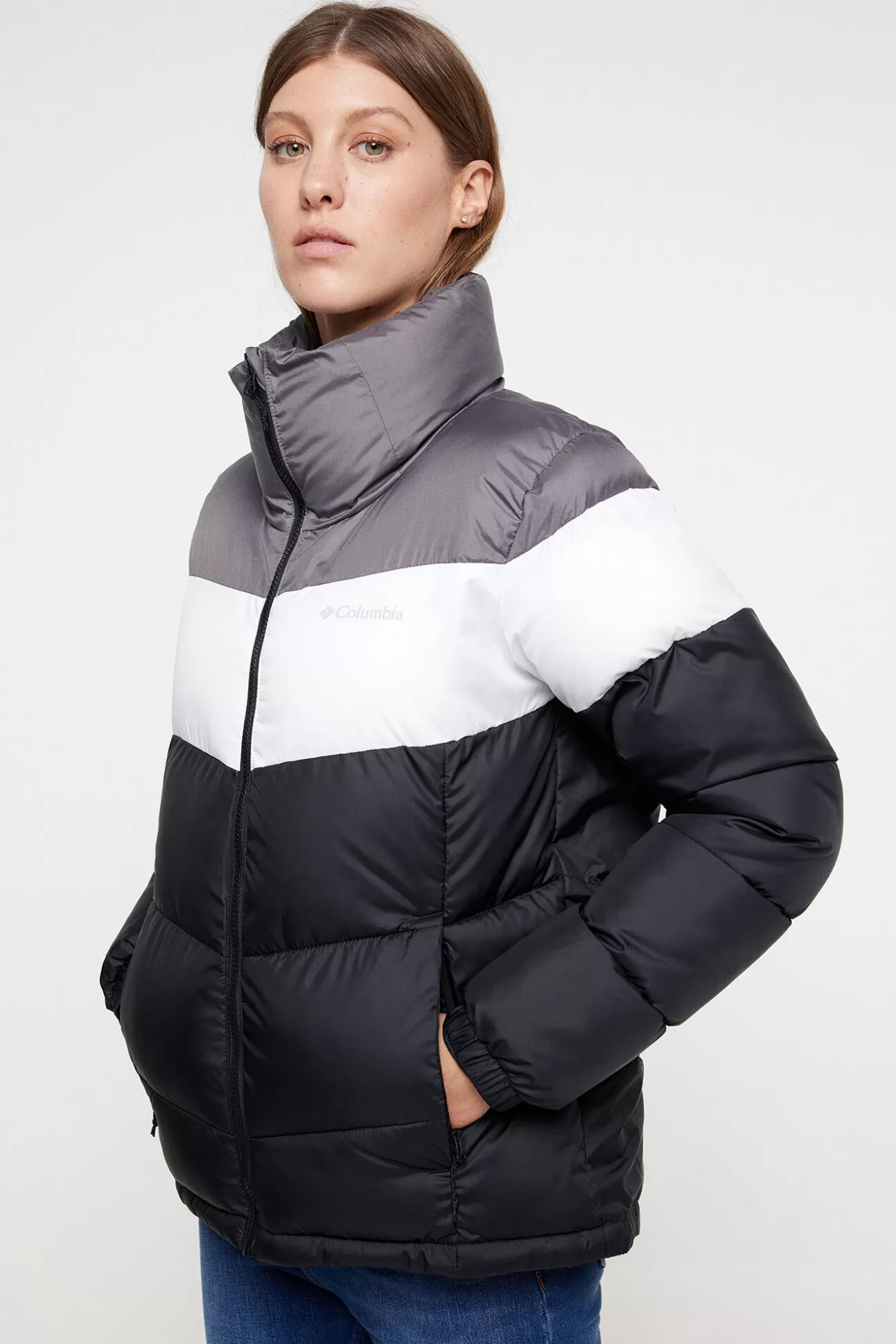 Cazadoras Y Chaquetas^Columbia Chaqueta Con Bloques De Color Puffect™ Para Mujer Negro