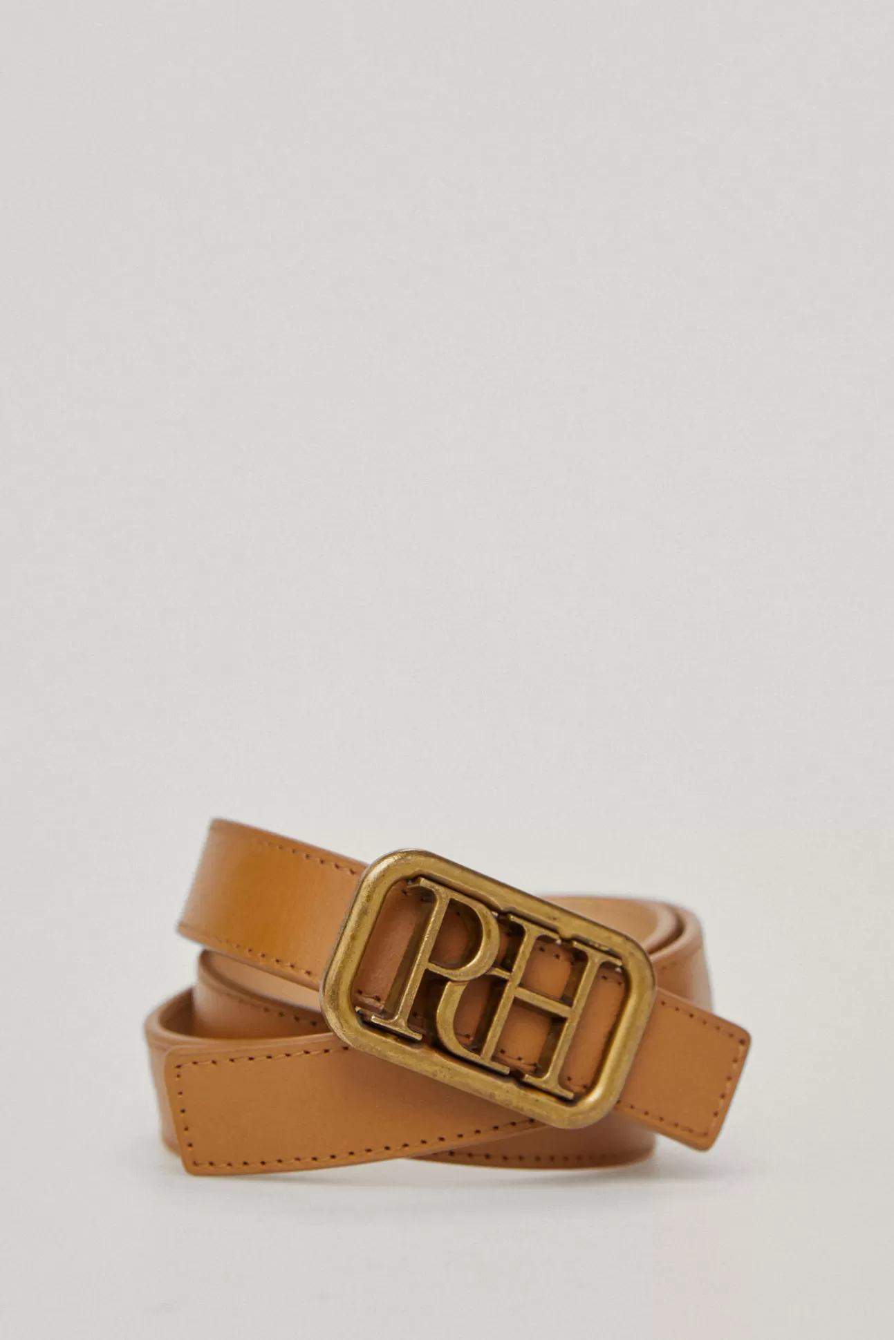 Cinturones^Pedro del Hierro Cinturon Reversible De Piel Con Hebilla De Logotipo Marron
