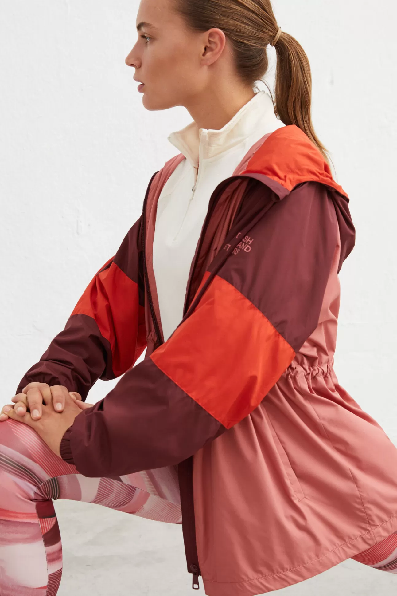 Active Wear^Dash and Stars Forro Polar Beige
