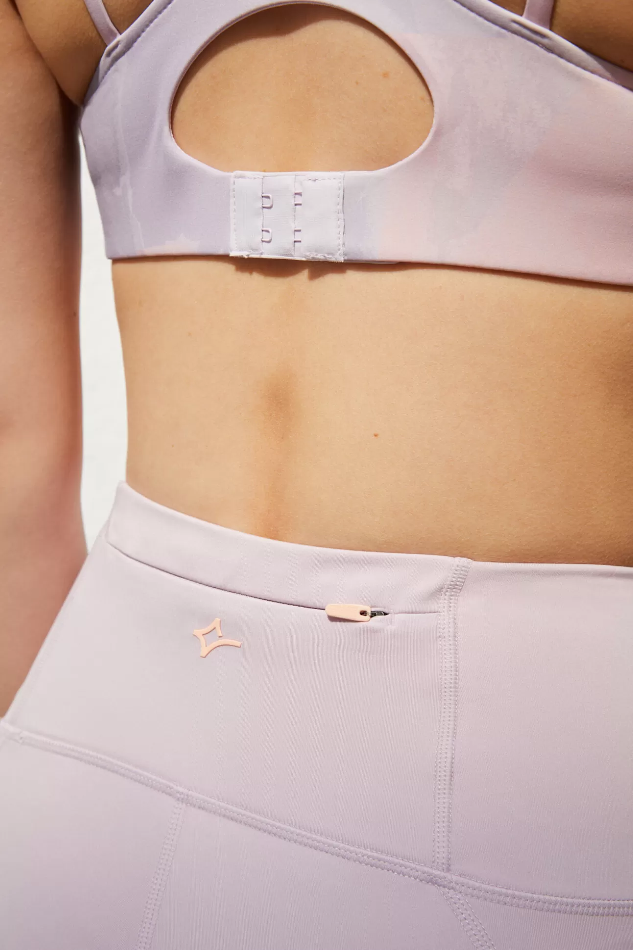 Active Wear^Dash and Stars Legging Ciclista 4D Stretch Rosa