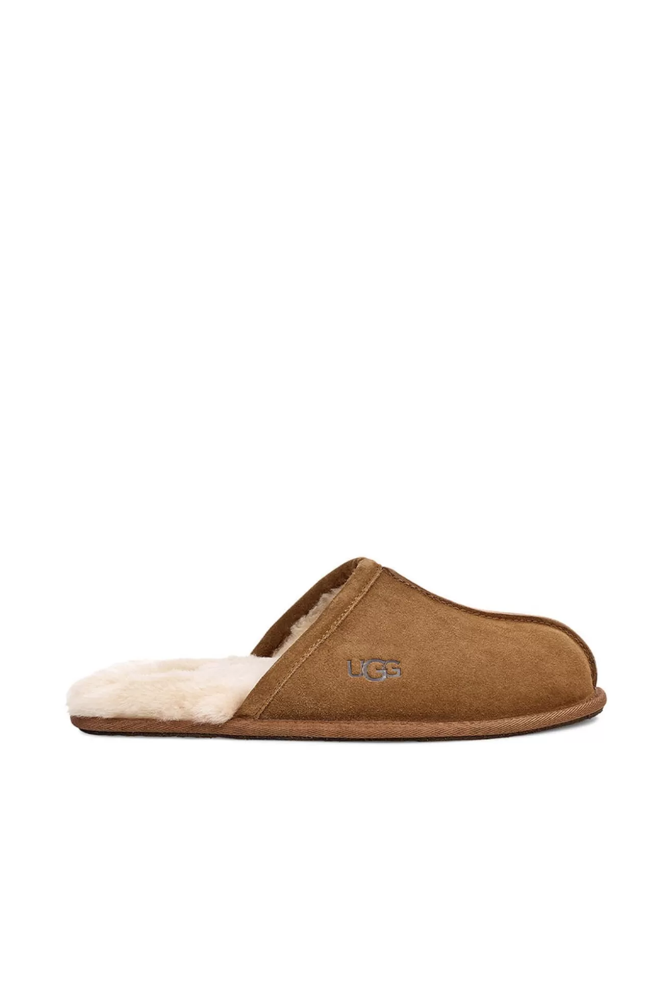 Zapatos^Ugg Slipper Abierta Suede Scuff. Marca Marron