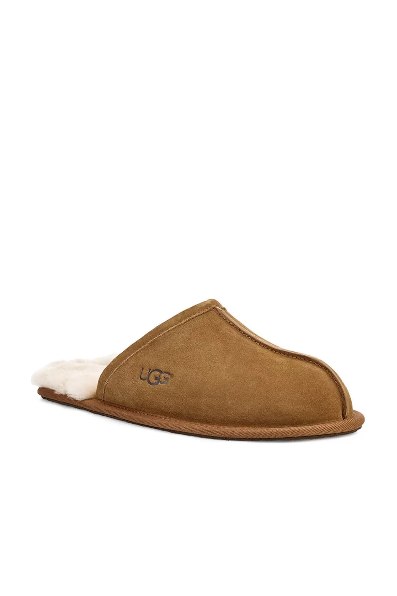 Zapatos^Ugg Slipper Abierta Suede Scuff. Marca Marron